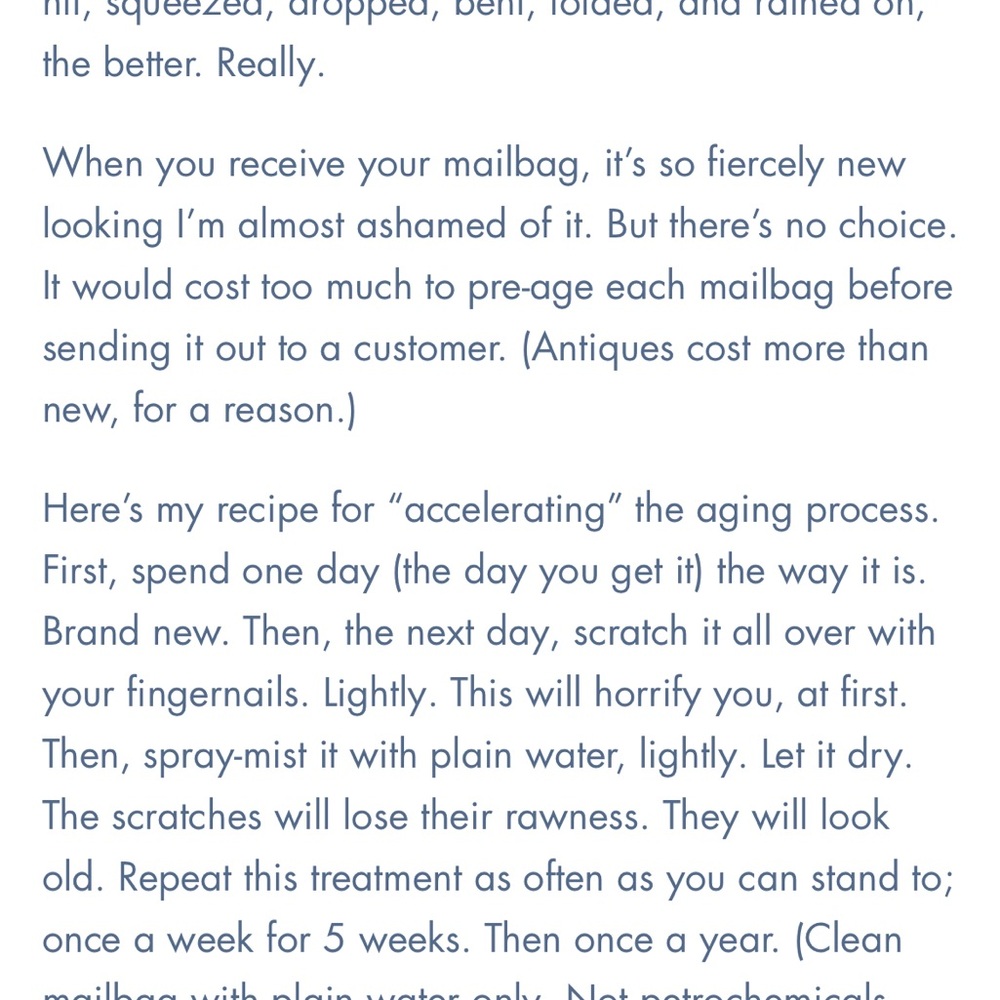 The J. Peterman Company Counterfeit Mailbag - Picture 13 of 13